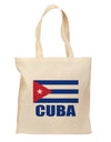 Cuba Flag Cuban Pride Grocery Tote Bag - Natural by TooLoud-Grocery Tote-TooLoud-Natural-Medium-Davson Sales