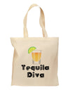 Tequila Diva - Cinco de Mayo Design Grocery Tote Bag by TooLoud-Grocery Tote-TooLoud-Natural-Medium-Davson Sales