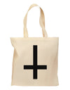 Inverted Cross Grocery Tote Bag-Grocery Tote-TooLoud-Natural-Medium-Davson Sales