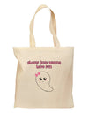 Ghouls Just Wanna Have Fun Cute Ghost - Halloween Grocery Tote Bag-Grocery Tote-TooLoud-Natural-Medium-Davson Sales