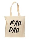 Rad Dad Design Grocery Tote Bag-Grocery Tote-TooLoud-Natural-Medium-Davson Sales