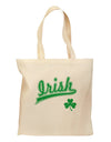 Irish Jersey Grocery Tote Bag-Grocery Tote-TooLoud-Natural-Medium-Davson Sales