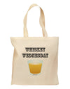 Whiskey Wednesday Design - Text Grocery Tote Bag by TooLoud-Grocery Tote-TooLoud-Natural-Medium-Davson Sales