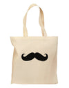 Big Fancy Mustache Grocery Tote Bag-Grocery Tote-TooLoud-Natural-Medium-Davson Sales