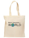 Best Grandpa in the World Grocery Tote Bag-Grocery Tote-TooLoud-Natural-Medium-Davson Sales