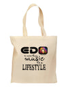 EDM - A Lifestyle Grocery Tote Bag-Grocery Tote-TooLoud-Natural-Medium-Davson Sales