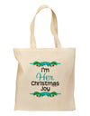 Her Christmas Joy Matching His & Hers Grocery Tote Bag-Grocery Tote-TooLoud-Natural-Medium-Davson Sales