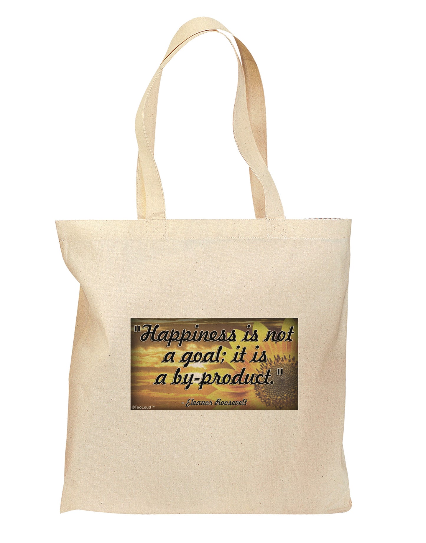 Happiness Is Not A Goal 15&#x22; Dark Laptop / Tablet Case Bag by TooLoud-Laptop / Tablet Case Bag-TooLoud-Natural-medium-Davson Sales