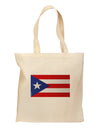 Puerto Rico Flag Grocery Tote Bag-Grocery Tote-TooLoud-Natural-Medium-Davson Sales