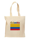 Colombia Flag Grocery Tote Bag-Grocery Tote-TooLoud-Natural-Medium-Davson Sales