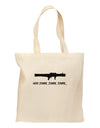 Here Zombie Zombie Zombie Bazooka Grocery Tote Bag-Grocery Tote-TooLoud-Natural-Medium-Davson Sales