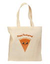 Cute Pie Slice- Happy Thanksgiving Grocery Tote Bag-Grocery Tote-TooLoud-Natural-Medium-Davson Sales