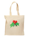 Mistletoe Christmas Design Grocery Tote Bag-Grocery Tote-TooLoud-Natural-Medium-Davson Sales