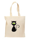 Black Cat Halloween Grocery Tote Bag-Grocery Tote-TooLoud-Natural-Medium-Davson Sales