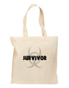 Biohazard Survivor - Zombie Apocalypse Grocery Tote Bag-Grocery Tote-TooLoud-Natural-Medium-Davson Sales