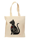 My Cat Is My Valentine Grocery Tote Bag by TooLoud-Grocery Tote-TooLoud-Natural-Medium-Davson Sales