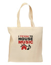 Twerk To House Grocery Tote Bag-Grocery Tote-TooLoud-Natural-Medium-Davson Sales