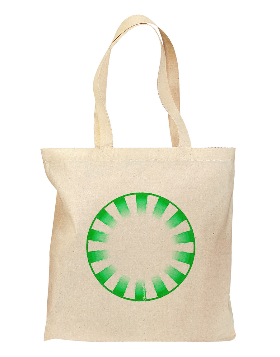 TooLoud Watercolor Spearmint Grocery Tote Bag-Grocery Tote-TooLoud-Natural-Medium-Davson Sales