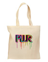 PLUR Paint Grocery Tote Bag-Grocery Tote-TooLoud-Natural-Medium-Davson Sales