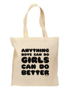 Anything Boys Can Do Girls Can Do Better Grocery Tote Bag by TooLoud-Grocery Tote-TooLoud-Natural-Medium-Davson Sales