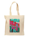 Chicago Abstract 2 Watercolor Grocery Tote Bag-Grocery Tote-TooLoud-Natural-Medium-Davson Sales