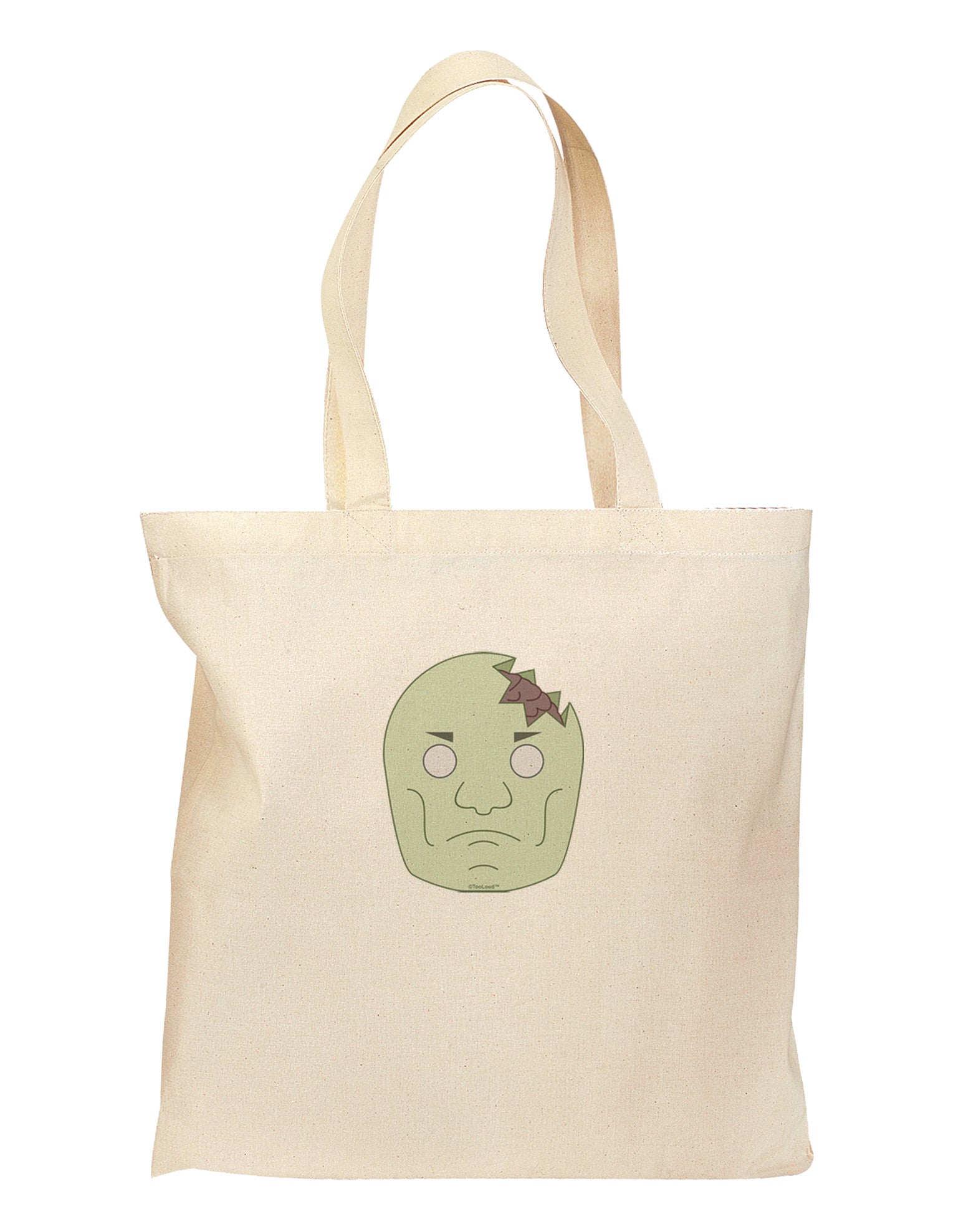 Irritated Zombie Grocery Tote Bag-Grocery Tote-TooLoud-Natural-Medium-Davson Sales