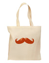 Big Redhead Mustache Grocery Tote Bag-Grocery Tote-TooLoud-Natural-Medium-Davson Sales