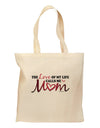 Love Of My Life - Mom Grocery Tote Bag-Grocery Tote-TooLoud-Natural-Medium-Davson Sales