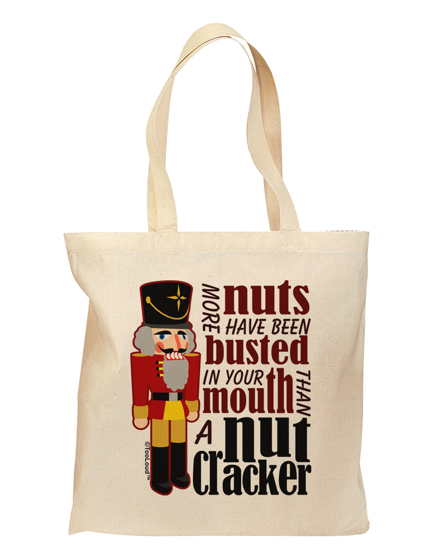 More Nuts Busted - Your Mouth Grocery Tote Bag by TooLoud-TooLoud-Natural-Davson Sales