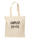 Zombie Snack - Zombie Apocalypse Grocery Tote Bag-Grocery Tote-TooLoud-Natural-Medium-Davson Sales