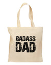 Badass Dad Grocery Tote Bag by TooLoud-Grocery Tote-TooLoud-Natural-Medium-Davson Sales