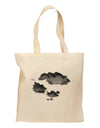 Inverted Puffy Clouds Grocery Tote Bag-Grocery Tote-TooLoud-Natural-Medium-Davson Sales