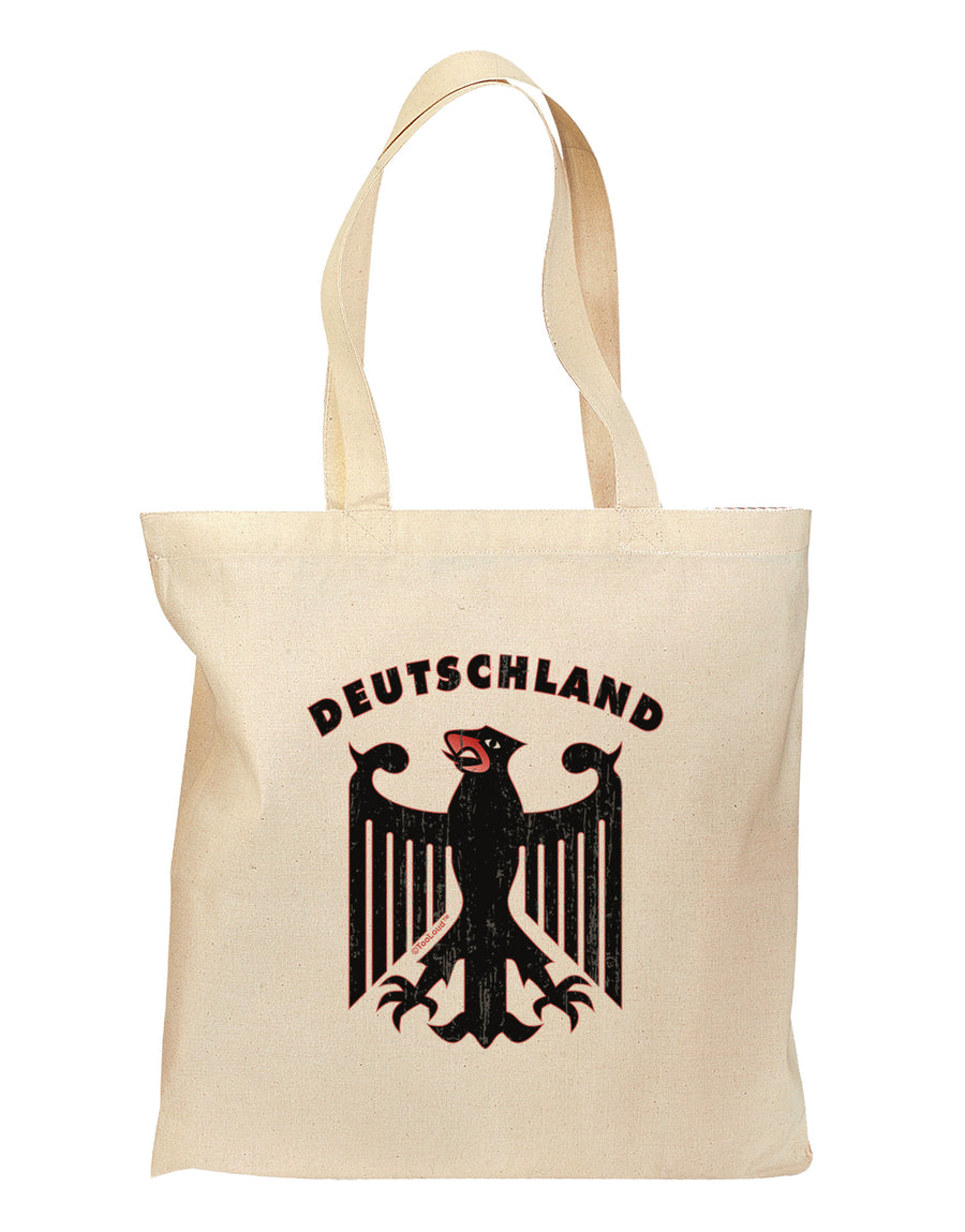 Bundeswehr Logo Deutschland Grocery Tote Bag - Natural-Grocery Tote-TooLoud-Natural-Medium-Davson Sales