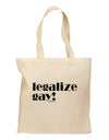 Legalize Gay Grocery Tote Bag-Grocery Tote-TooLoud-Natural-Medium-Davson Sales