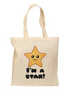 Cute Starfish - I am a Star Grocery Tote Bag by TooLoud-Grocery Tote-TooLoud-Natural-Medium-Davson Sales