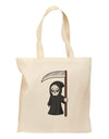 Cute Grim Reaper - Halloween Grocery Tote Bag-Grocery Tote-TooLoud-Natural-Medium-Davson Sales