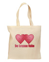 Dos Corazones Unidos Design Grocery Tote Bag by TooLoud-Grocery Tote-TooLoud-Natural-Medium-Davson Sales