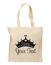 Personalized Princess -Name- Design Grocery Tote Bag-Grocery Tote-TooLoud-Natural-Medium-Davson Sales