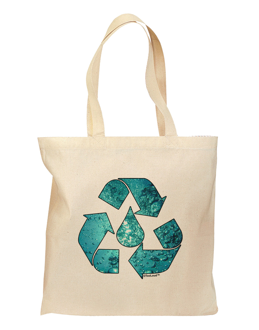 Water Conservation Grocery Tote Bag by TooLoud-Grocery Tote-TooLoud-Natural-Medium-Davson Sales