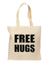 Free Hugs Grocery Tote Bag-Grocery Tote-TooLoud-Natural-Medium-Davson Sales