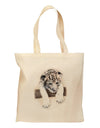 Leopard Cub Grocery Tote Bag-Grocery Tote-TooLoud-Natural-Medium-Davson Sales