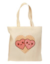 Super Cute Kawaii Hearts Grocery Tote Bag-Grocery Tote-TooLoud-Natural-Medium-Davson Sales