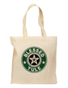 Blessed Yule Emblem Grocery Tote Bag by TooLoud-TooLoud-Natural-Davson Sales