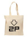 Player Two Selection Icon Grocery Tote Bag-Grocery Tote-TooLoud-Natural-Medium-Davson Sales