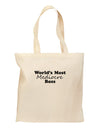 World's Most Mediocre Boss - Boss Day Grocery Tote Bag-Grocery Tote-TooLoud-Natural-Medium-Davson Sales