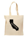 California - United States Shape Grocery Tote Bag-Grocery Tote-TooLoud-Natural-Medium-Davson Sales