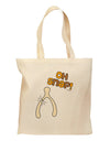 Oh Snap Wishbone - Thanksgiving Grocery Tote Bag-Grocery Tote-TooLoud-Natural-Medium-Davson Sales