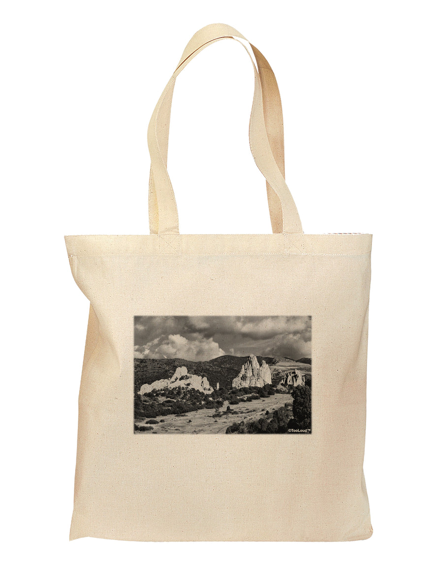 CO Mountain Forest Scene Grocery Tote Bag by TooLoud-Grocery Tote-TooLoud-Natural-Medium-Davson Sales