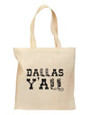 Dallas Y'all - Boots - Texas Pride Grocery Tote Bag by TooLoud-Grocery Tote-TooLoud-Natural-Medium-Davson Sales