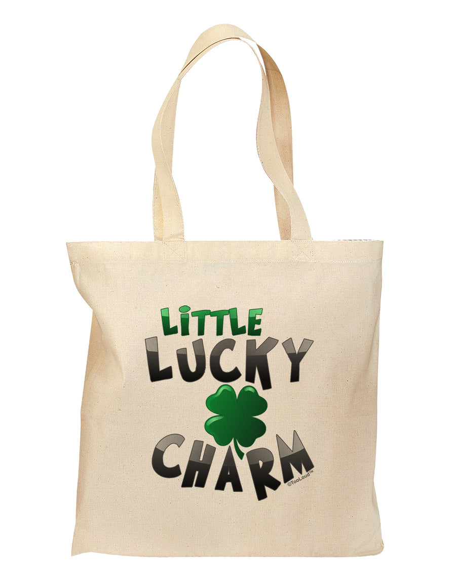 Little Lucky Charm Grocery Tote Bag-Grocery Tote-TooLoud-Natural-Medium-Davson Sales